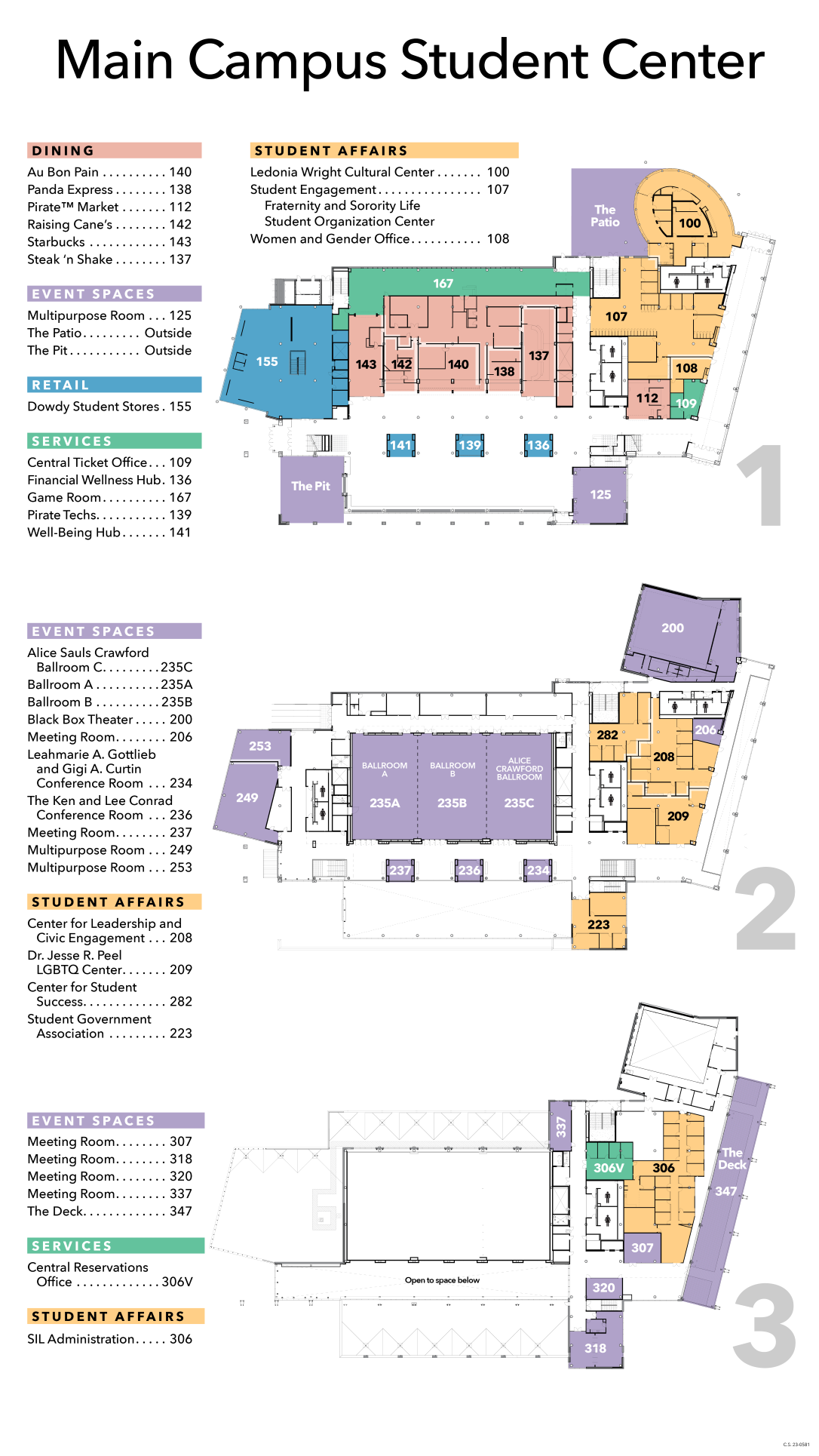 East Carolina University Student Center - Projects - Surface 678